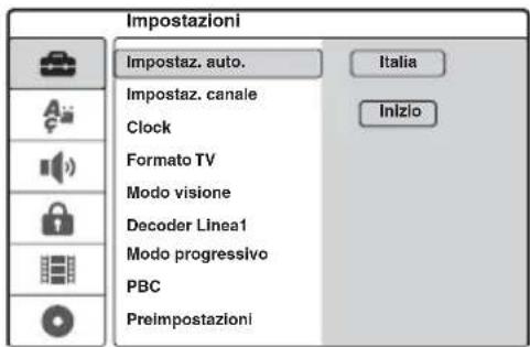 SONY DARRD100 - Impostazioni del televisore e video - 1