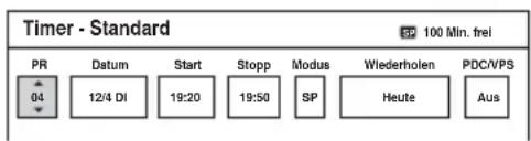 SONY DARRD100 - Aufnehmen von Fernsehprogrammen mit dem ShowView-System - 3