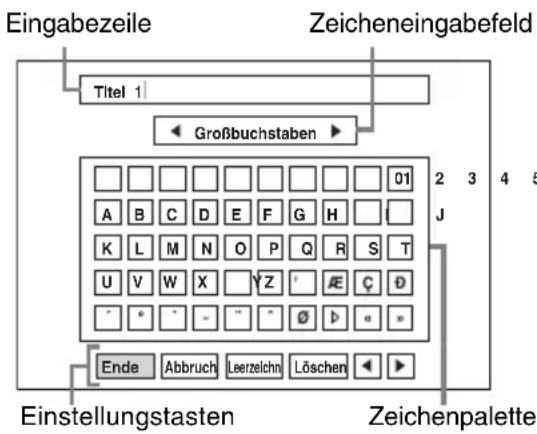 SONY DARRD100 - Wählen Sie [Titelname] aus und drücken Sie ENTER. - 1