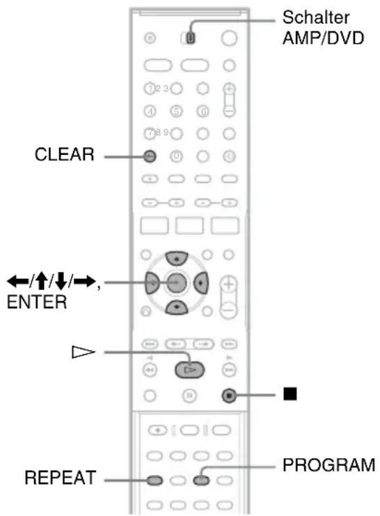 SONY DARRD100 - Zusammenstellen eines eigenen Programms (Programmwiedergabe) - 1