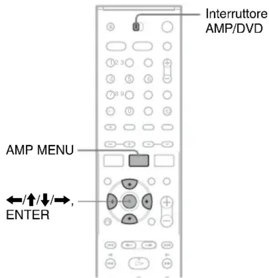 SONY DARRD100 - Regolazione del ritardo tra immagine e audio ("A/V SYNC") - 1