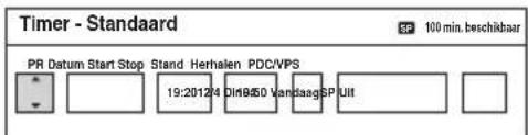 SONY DARRD100 - De timer handmatig instellen (Standaard) - 3