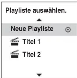 SONY DARRD100 - Wählen Sie [Playliste] und drücken Sie ENTER. - 1