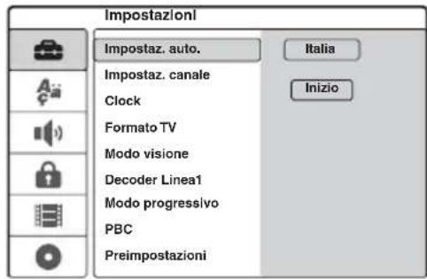SONY DARRD100 - Impostazioni dei canali e dell'orologio - 1