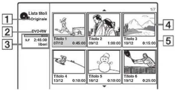 SONY DARRD100 - Visione dei programmi TV registrati (Lista Titoli) - 2