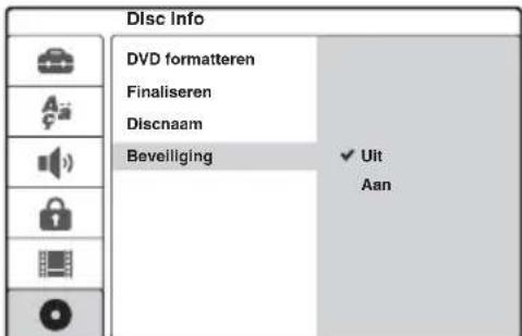 SONY DARRD100 - Een disc beveiligen - 1