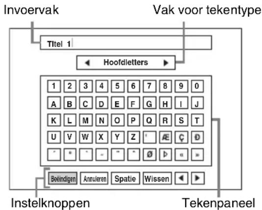 SONY DARRD100 - Selecteer [Titelnaam] en druk op ENTER. - 1