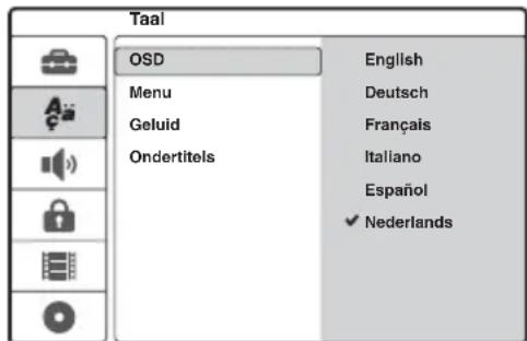 SONY DARRD100 - Taalinstellingen - 1