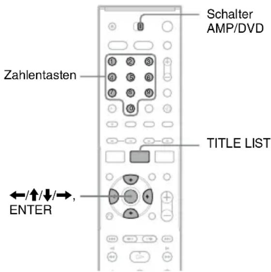 SONY DARRD100 - Ändern des Namens eines aufgezeichneten Programms (Titeleingabe) - 2