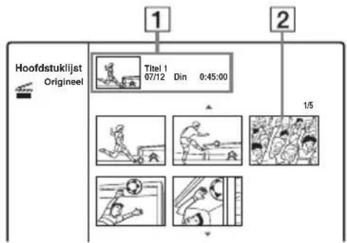 SONY DARRD100 - Hoofdstuklijst - 1