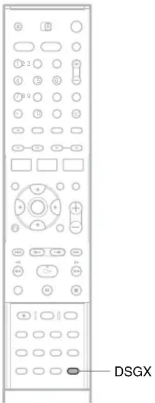 SONY DARRD100 - Rinforzo delle frequenze dei bassi (DSGX) - 1