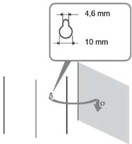 SONY DARRD100 - So montieren Sie die Lautsprecher an der Wand - 4