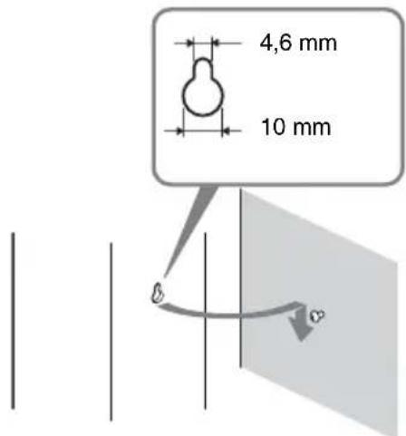 SONY DARRD100 - Installazione dei diffusori su una parete - 4