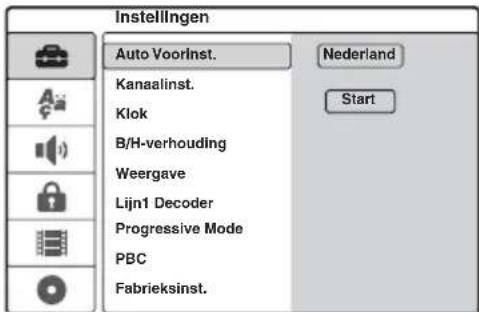 SONY DARRD100 - Kanaal- en klokinstellingen - 1