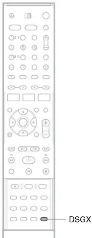 SONY DARRD100 - Renforcement des fréquences graves (DSGX) - 1