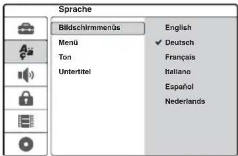 SONY DARRD100 - Spracheinstellungen - 1