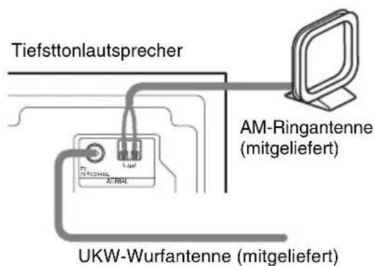 SONY DARRD100 - Schritt 3: Anschließen der UKW-/AM-Antenne - 1