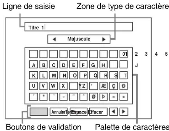 SONY DARRD100 - Sélectionnez [Nom titre], puis appuyez sur ENTER. - 1