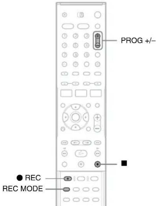 SONY DARRD100 - Registrazione di un programma TV su un disco - 2