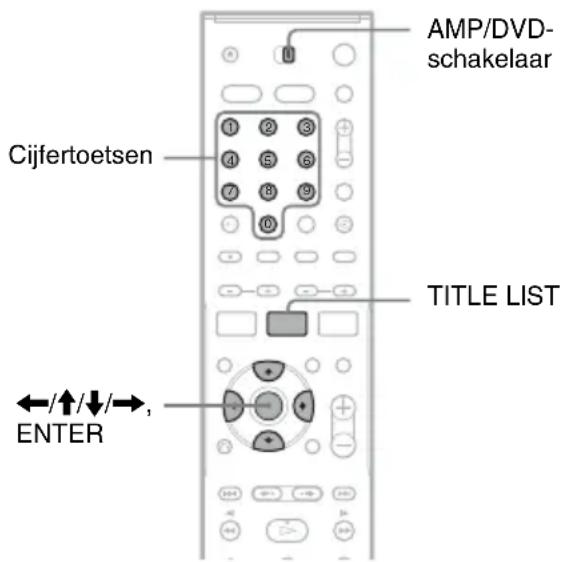SONY DARRD100 - De naam van een opgenomen programma wijzigen (titelinvoer) - 1