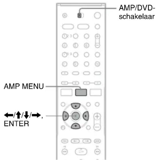 SONY DARRD100 - De vertraging tussen het beeld en het geluid regelen ("A/V SYNC") - 1