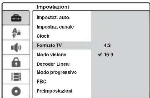 SONY DARRD100 - Impostazione tipo TV - 1