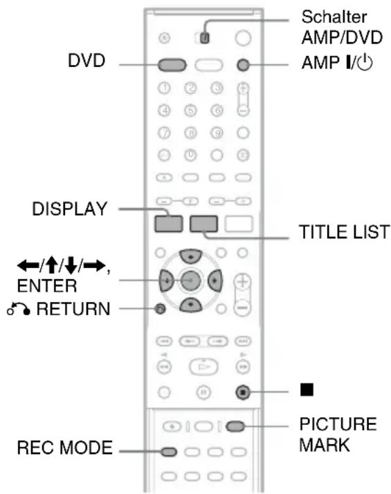 SONY DARRD100 - Ansehen einer aufgezeichneten Fernsehsendung (Titelliste) - 1