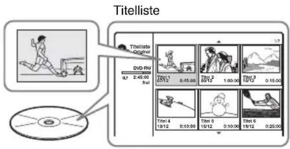 SONY DARRD100 - Schnellzugriff auf aufgenommene Titel – Titelliste - 1