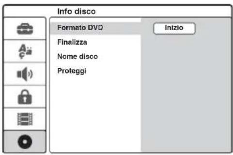 SONY DARRD100 - Selezionare [Formato DVD] e premere →. - 1