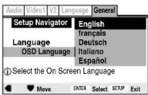 PIONEER XVDV88 - Choose an OSD menu language. - 1