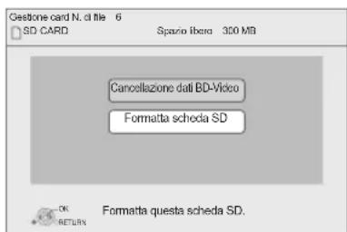 PANASONIC SCBT330 - Cancellare dati/Formattare schede SD - 1