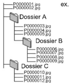PANASONIC SCBT330 - Structures des dossiers photos (JPEG) - 1