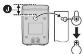 PANASONIC SCBT330 - Appendere saldamente il diffusore alla vite usando il foro del diffusore. - 3