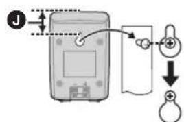PANASONIC SCBT330 - Placez l'enceinte de façon sure sur la ou les vis avec les orifice(s). - 3