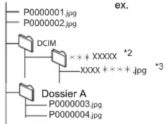 PANASONIC SCBT330 - Structures des dossiers photos (JPEG) - 3