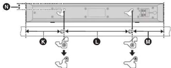 PANASONIC SCBT330 - Appendere saldamente il diffusore alla vite usando il foro del diffusore. - 4