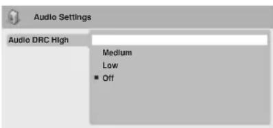 PIONEER XVDV232 - Menu Audio Settings - 2