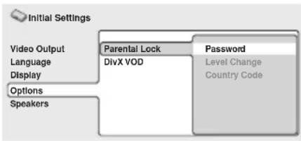 PIONEER XVDV232 - Registering a new password - 1