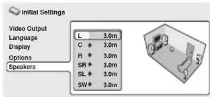 PIONEER XVDV232 - Use the / (cursor up/down) to select a speaker. - 1