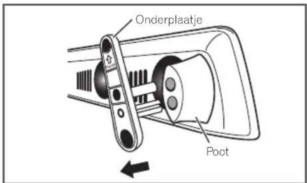 PIONEER XVBD621FSW - Verwijder de onderplaatjes. - 1