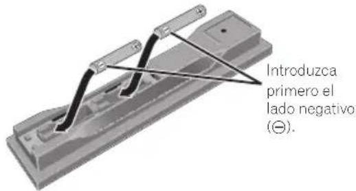 PIONEER XVBD621FSW - Introduzca las pilas (AAA/R03 x 2). - 1