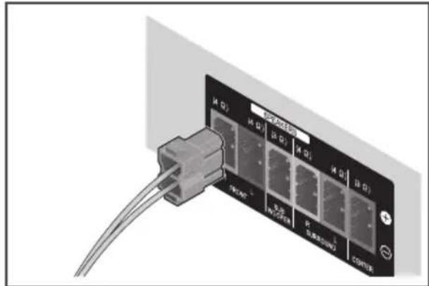 PIONEER XVBD621FSW - Luidsprekers installeren BCS-323 De luidsprekers voorbereiden - 1