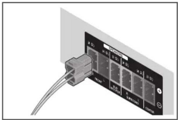 PIONEER XVBD621FSW - Connect the wires to the player. - 1