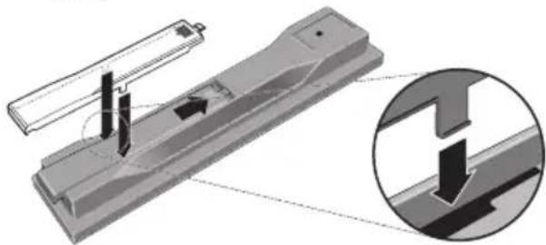 PIONEER XVBD621FSW - Sluit het achterdeksel. - 1