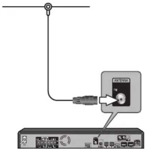 PIONEER XVBD621FSW - De antenne aansluiten - 1