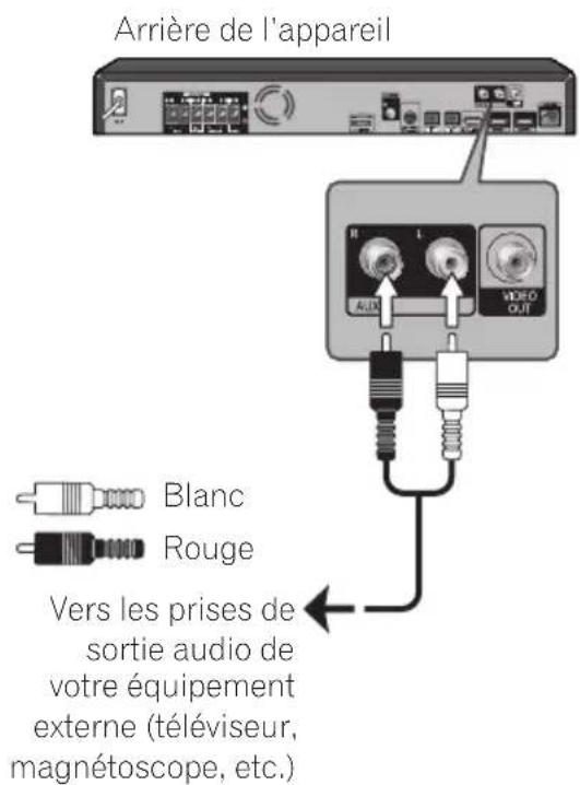 PIONEER XVBD621FSW - Connexion AUX - 1