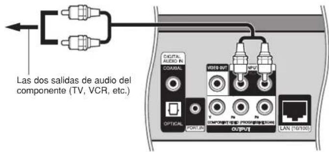 PIONEER XVBD500FS - Escuchar el sonido de la entrada componente - 1