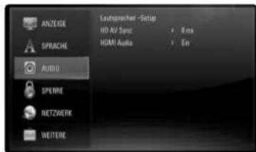PIONEER XVBD500FS - Das Menu [AUDIO] - 1