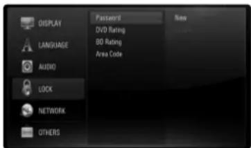 PIONEER XVBD500FS - [LOCK] Menu (Parental Control) - 1