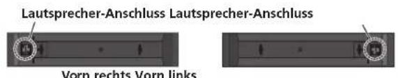 PIONEER XVBD500FS - Anbringen der Laufsprecher - 2